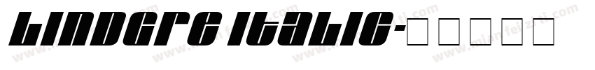 Lindgre Italic字体转换